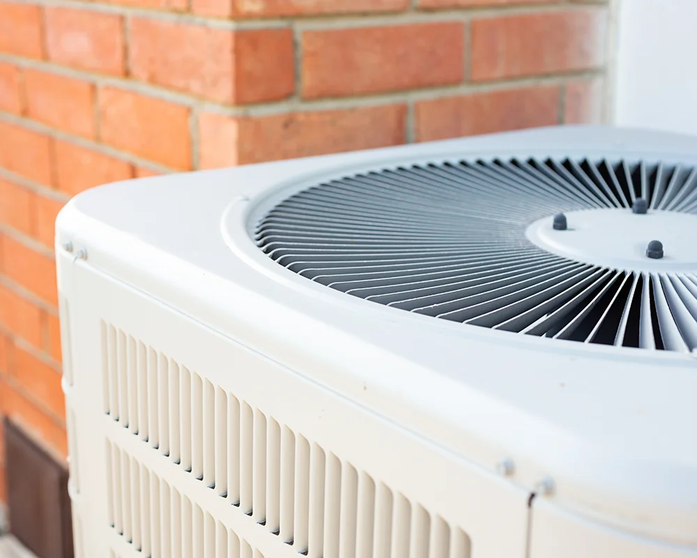 close up of an air conditioning unit